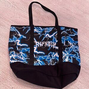 Ripndip NIKOLA beach bag lightening (BLACK/BLUE)